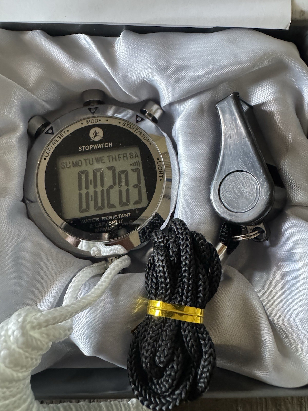 Rollink RL-528/528L Digital Stopwatch Timer Chronograph Alarm w/ Lanyard
