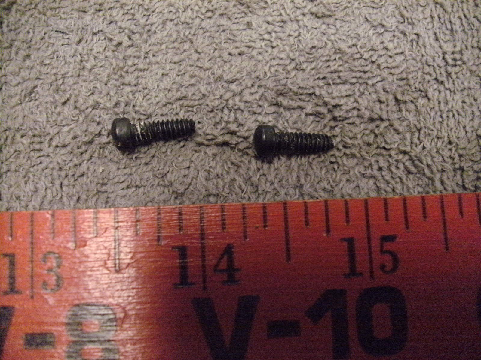 Crosman 357 .177 cal Pellet Pistol lot of 2 Side Plate Screws