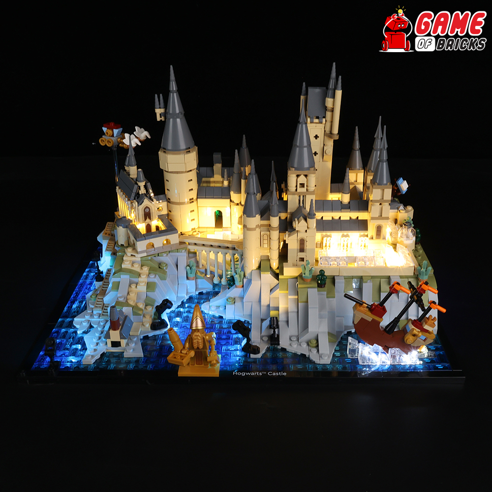 Light Kit for Hogwarts Castle and Grounds Compatible with LEGO® 76419 (Classic)