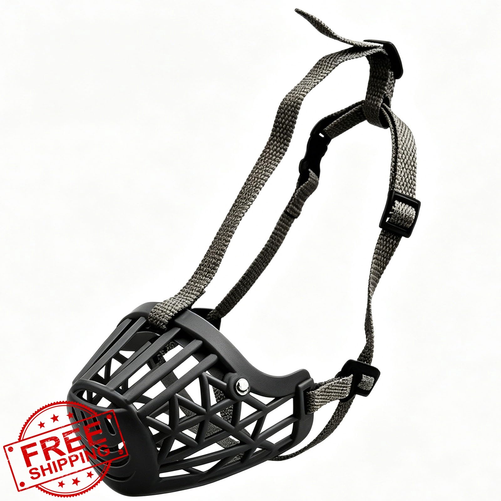 RUIFANDAHK Dog Muzzle 4# Black