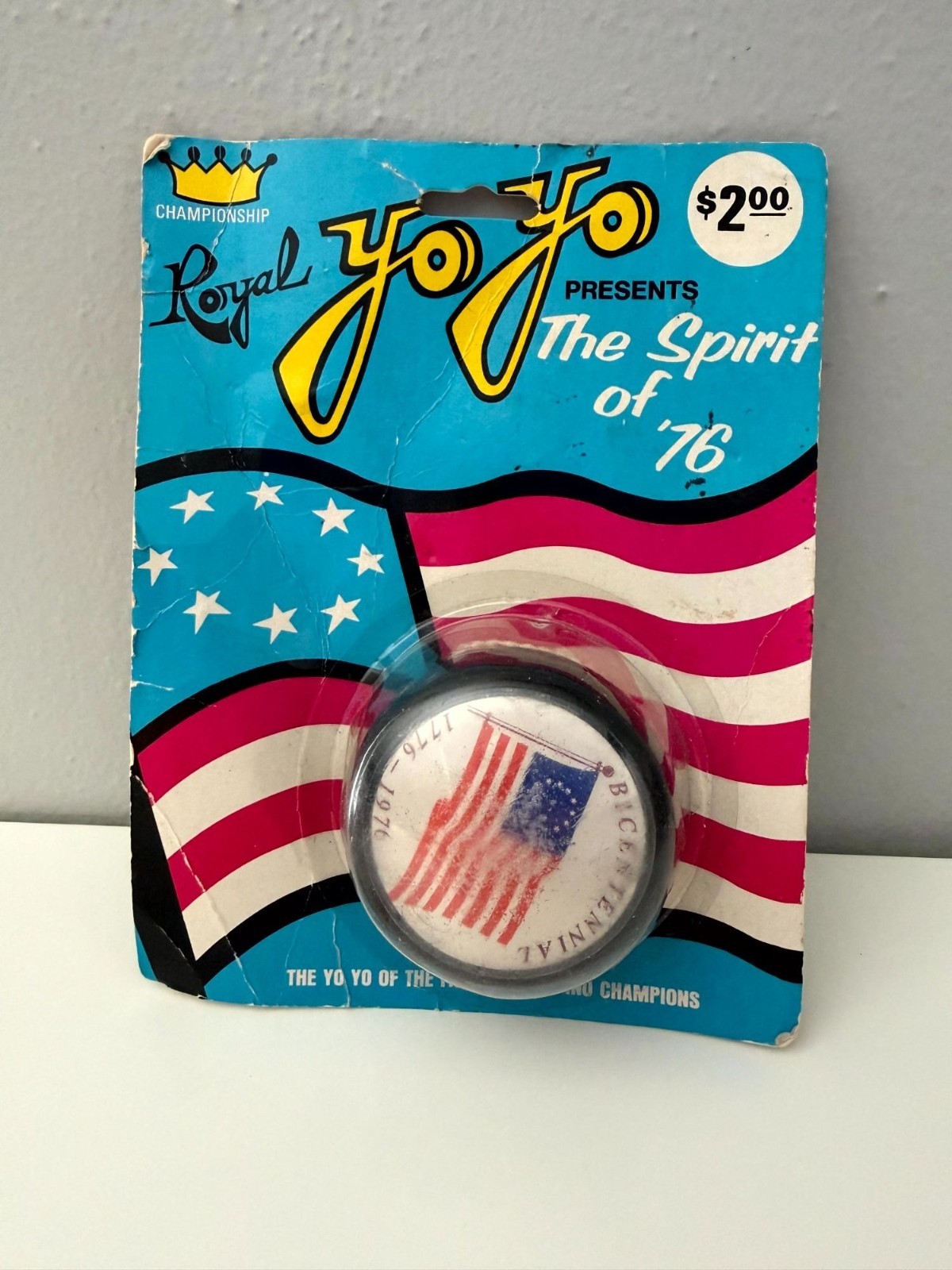 Vintage 1976 Royal Championship Yo-Yo The Spirit of '76 Bicentennial New X