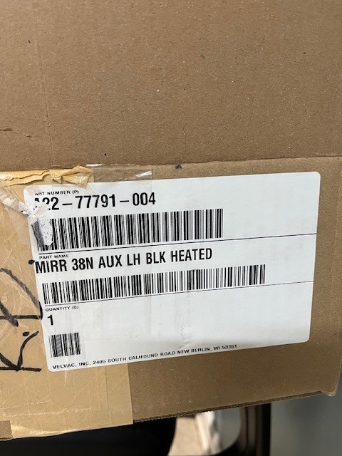 Freightliner LH Black Heated Hood Mirror A22-77791-004