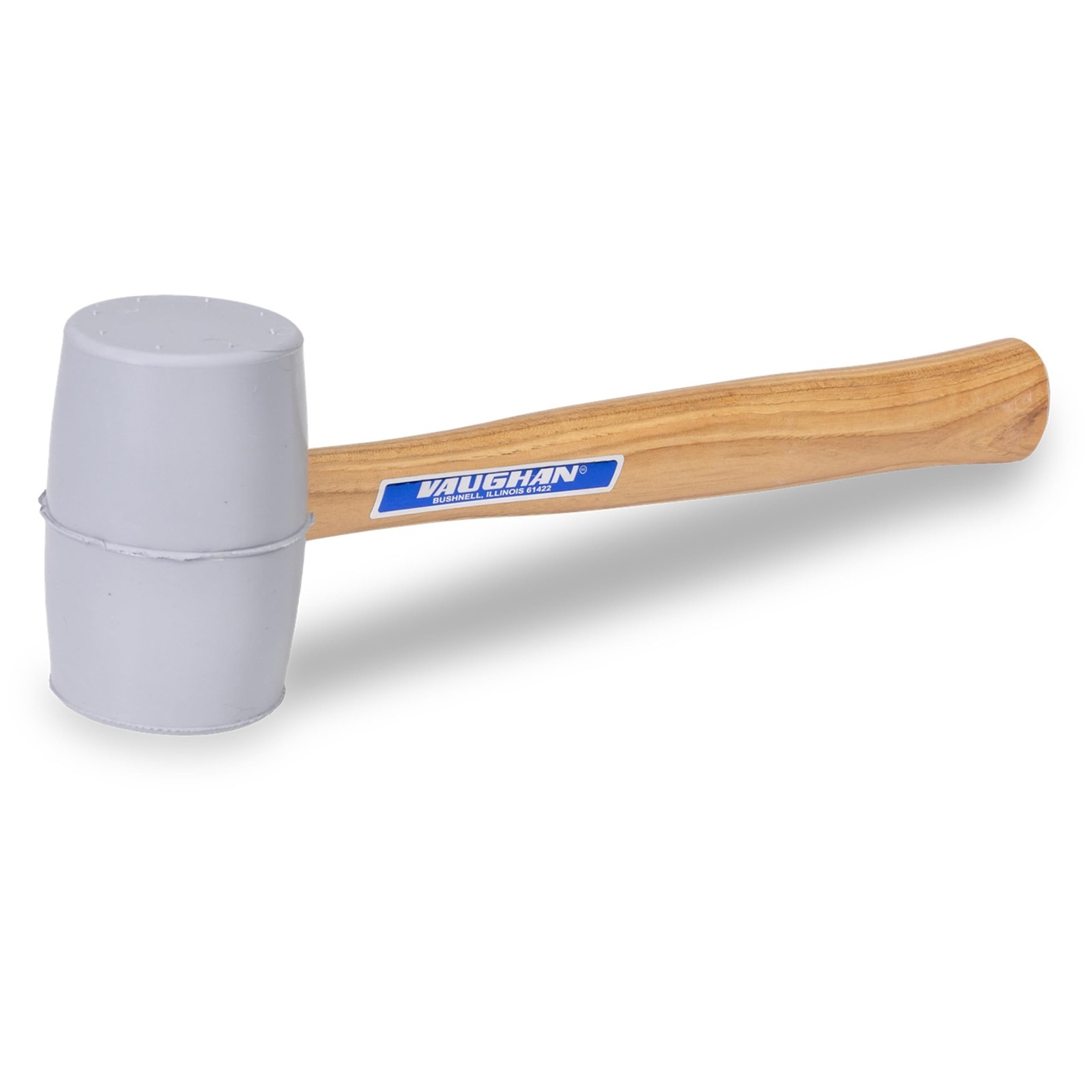 VAUGHAN Solid Rubber Mallet, Quality Rubber 20 oz Head, Made in the USA, Hard...