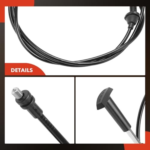 81.89 Inch Front Hood Latch Release Cable with Handle | Compatible with Chevy