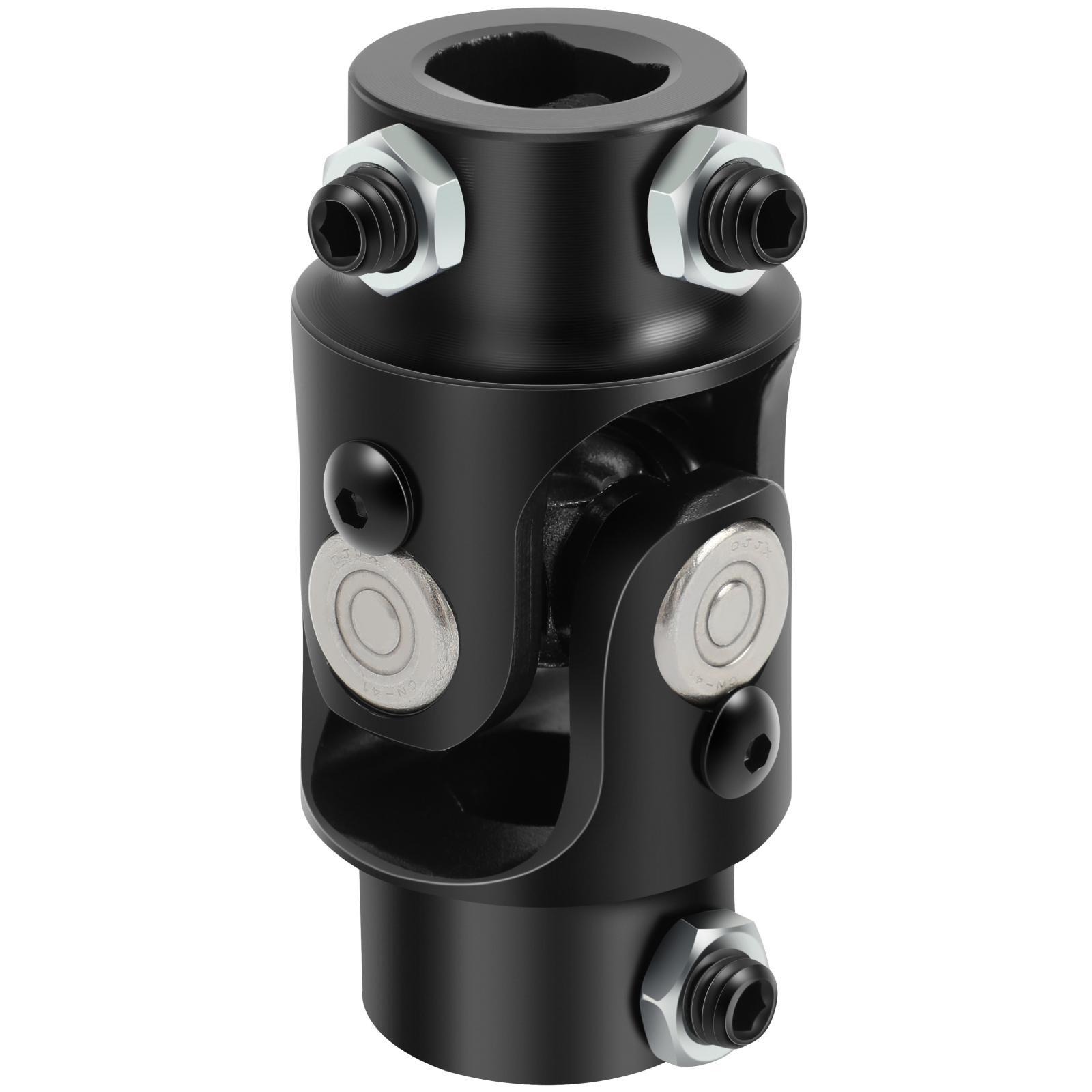 Universal Steering U Joint Ford Triangle X 3/4" DD Black Steel Single U-Joint