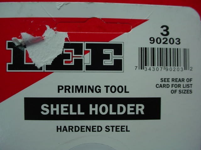 Lee- #90203-Auto Prime Shell Holder- #3 - New !!
