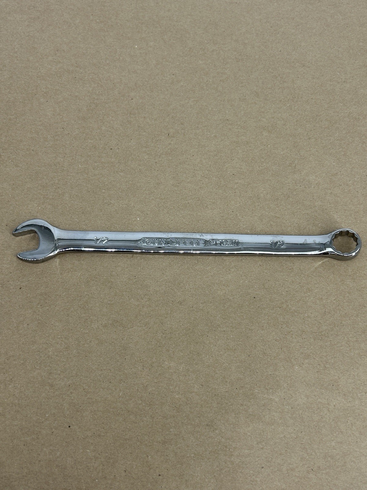 John Deere OEM SAE Full Polished Combination 1/2" Wrench - PT18541
