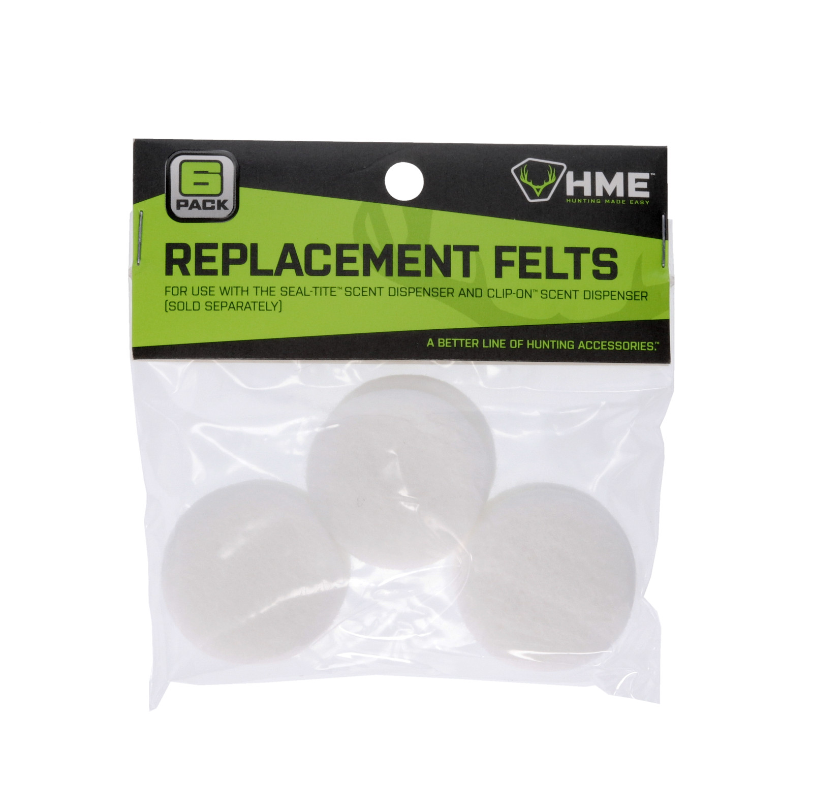 HME - Replacement Felts - 6pk