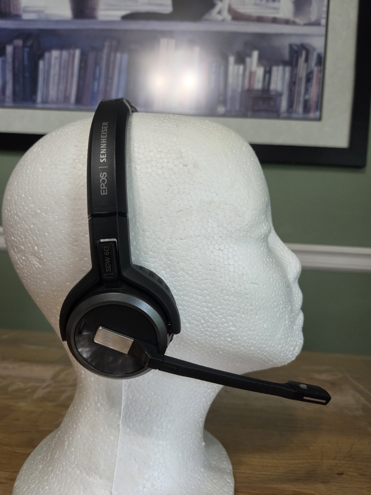 EPOS Sennheiser SDW60 Binaural On-Ear DECT Wireless Headset Only Black