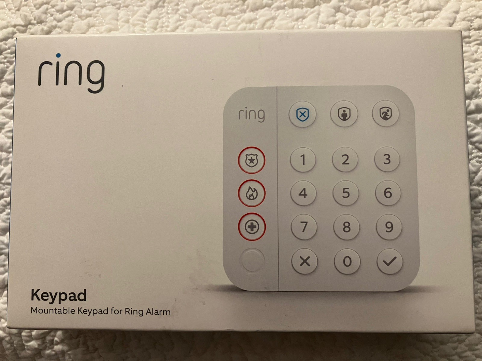 Ring Alarm Wireless Keypad (Gen 2) with Power Supply - Sealed