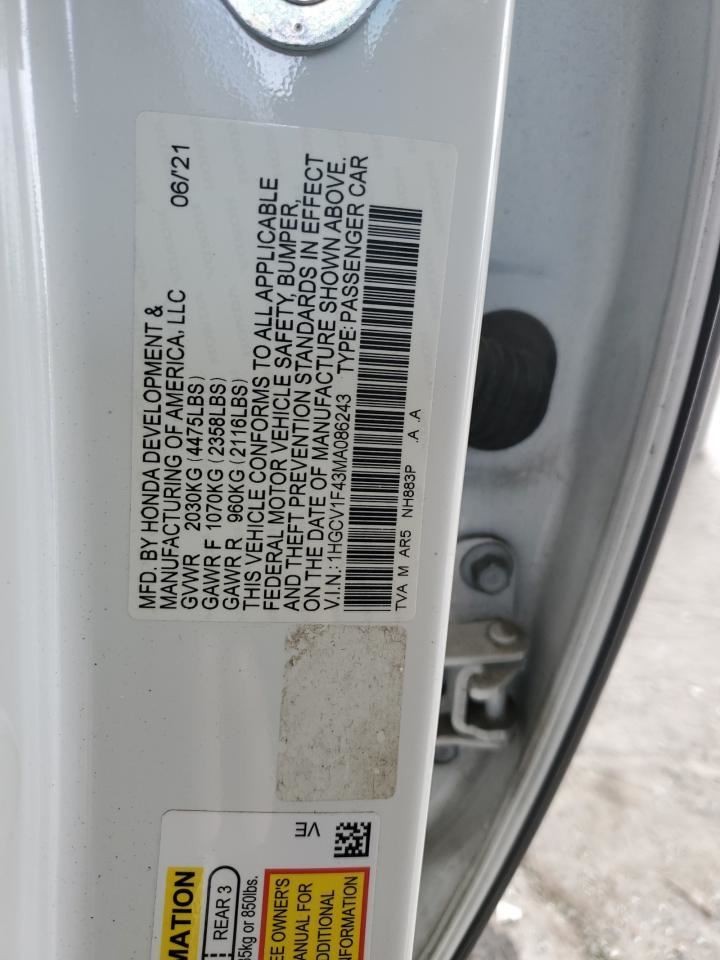 ACCORD 2021 Glove Box 4933475