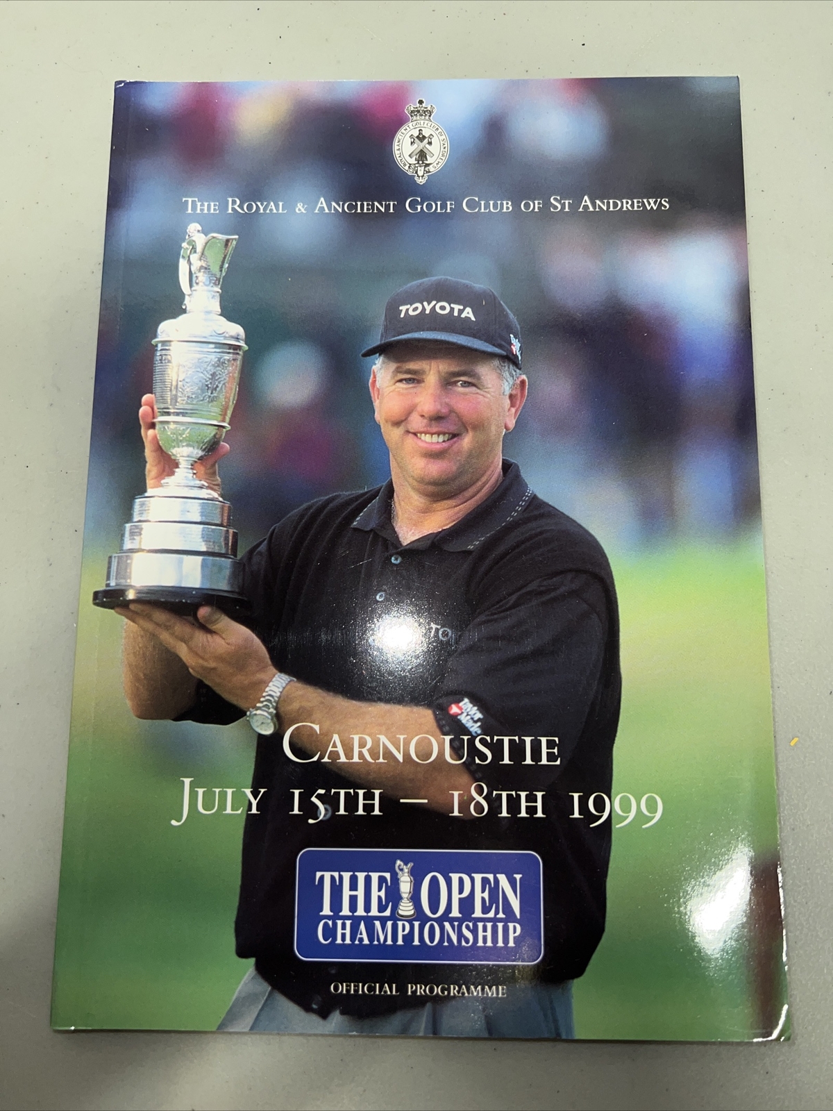 1999 OPEN CHAMPIONSHIP PROGRAM-CARNOUSTIE-PAUL LAWRIE-NEVER READ