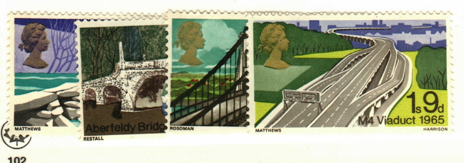 Great Britain #560-3 MNH Bridges