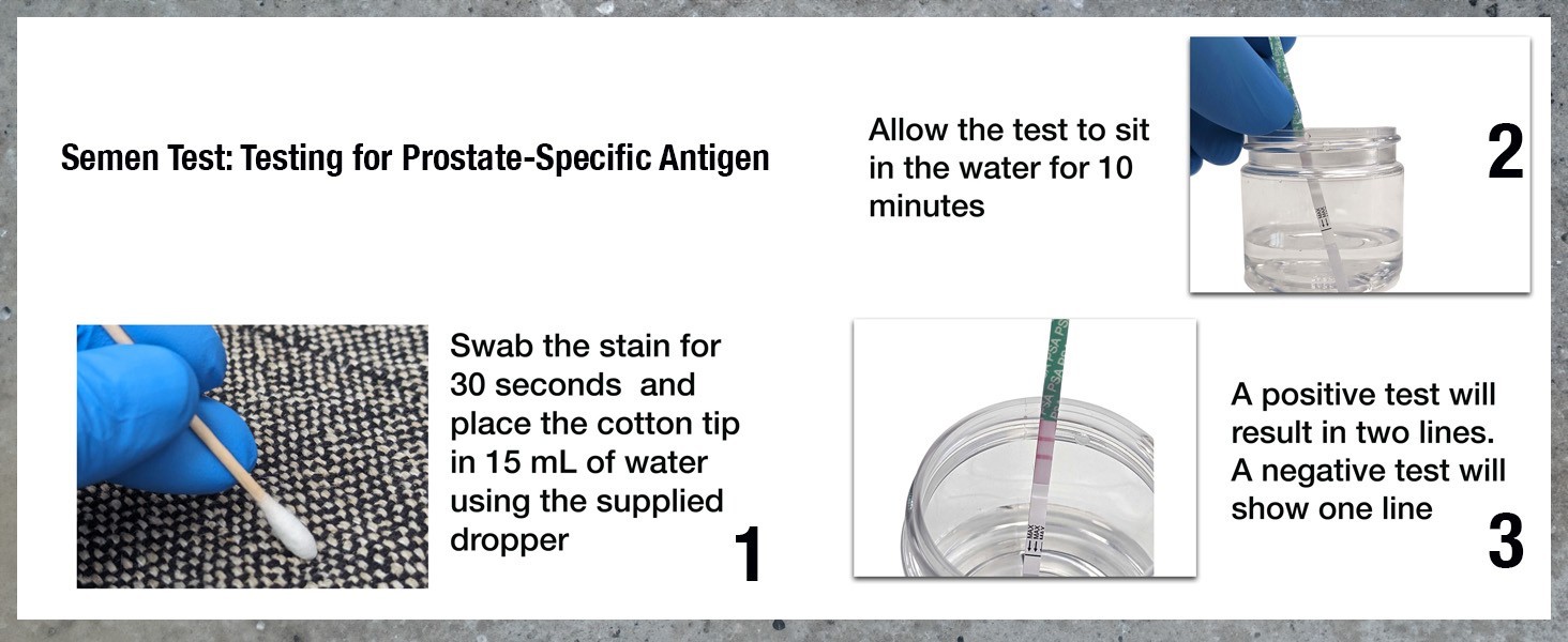 Crime Scene Semen Detection Dual PSA AP Test Kit