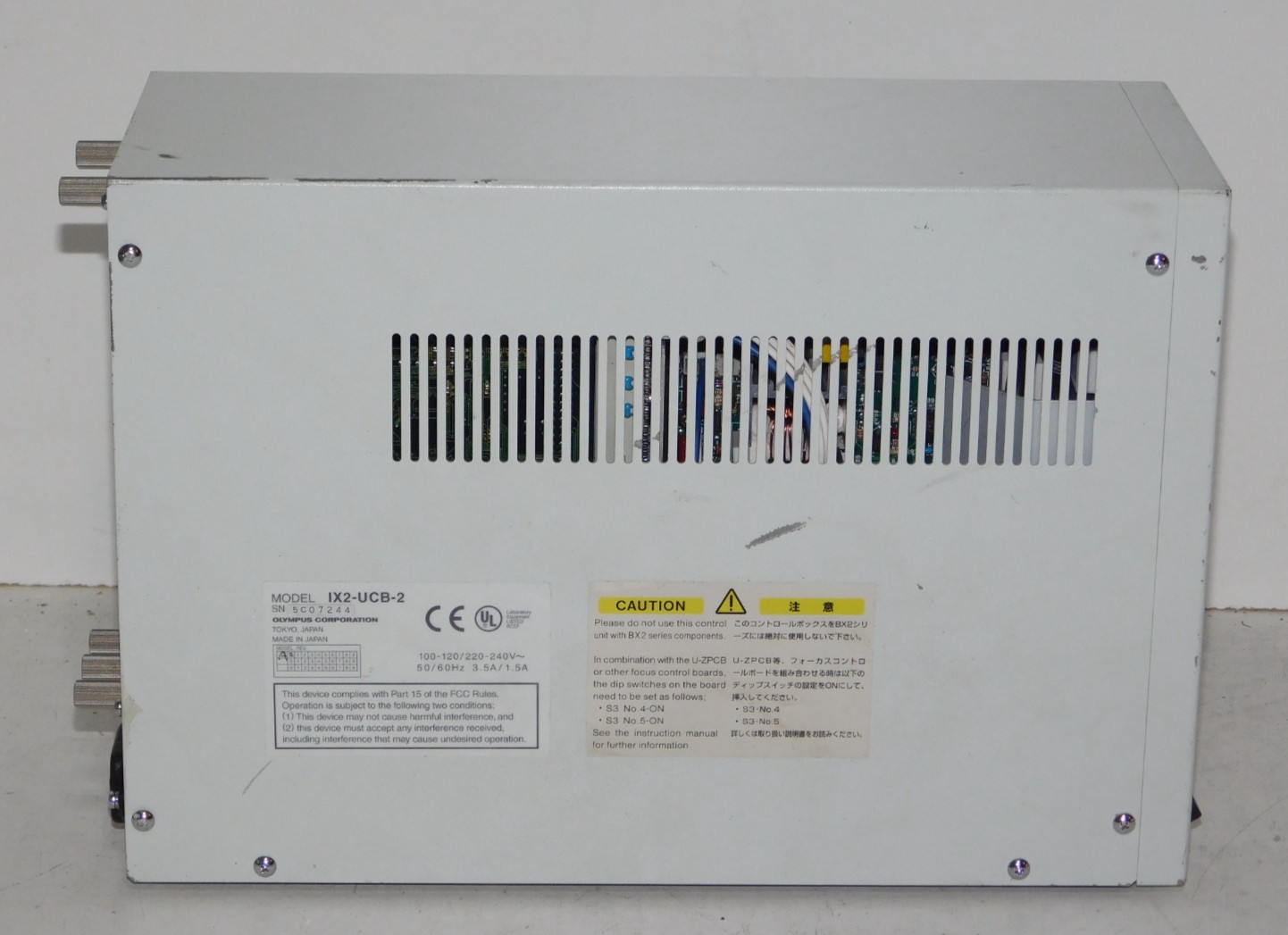 Olympus IX2-UCB-2 Microscope Control Box with U-ZPCB Controller Module Board