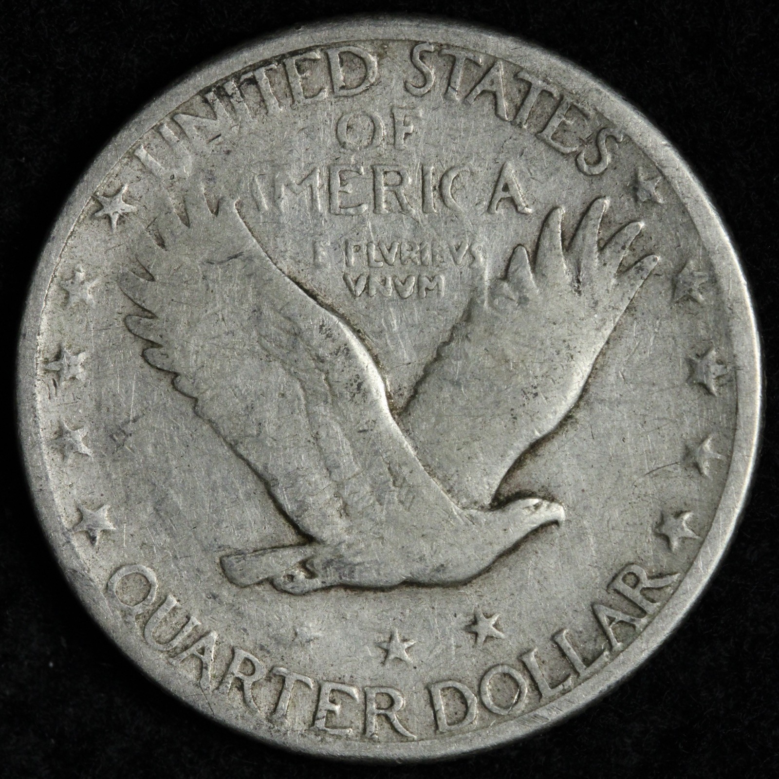 1924-S Standing Liberty Silver Quarter VF E272 JGET