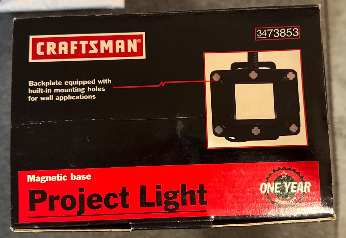 Craftsman 73853 Magnetic Base Project Light.