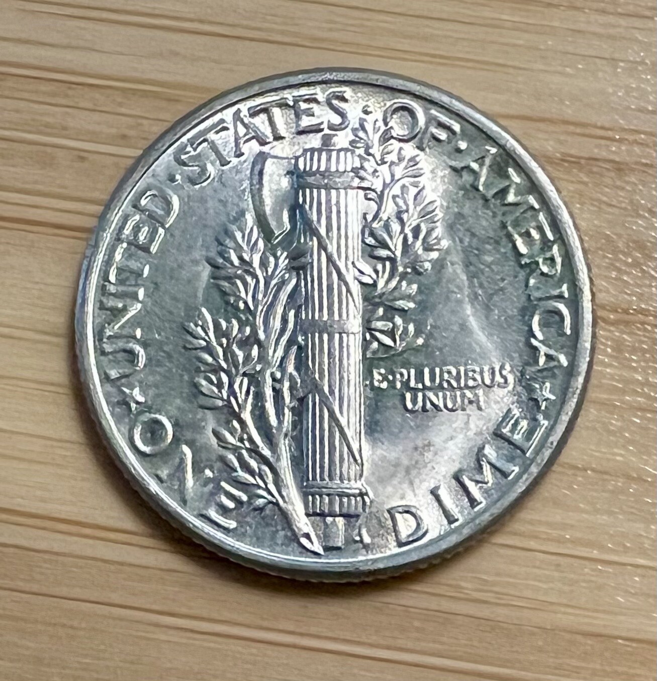 1944-P Mercury Dime 10C Silver - About Uncirculated (AU) – FREE SHIPPING
