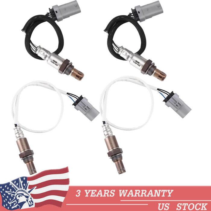 Set of 4 Oxygen O2 Sensor For 2014-2017 Chevrolet Silverado 1500 4.3L 5.3L 6.2L