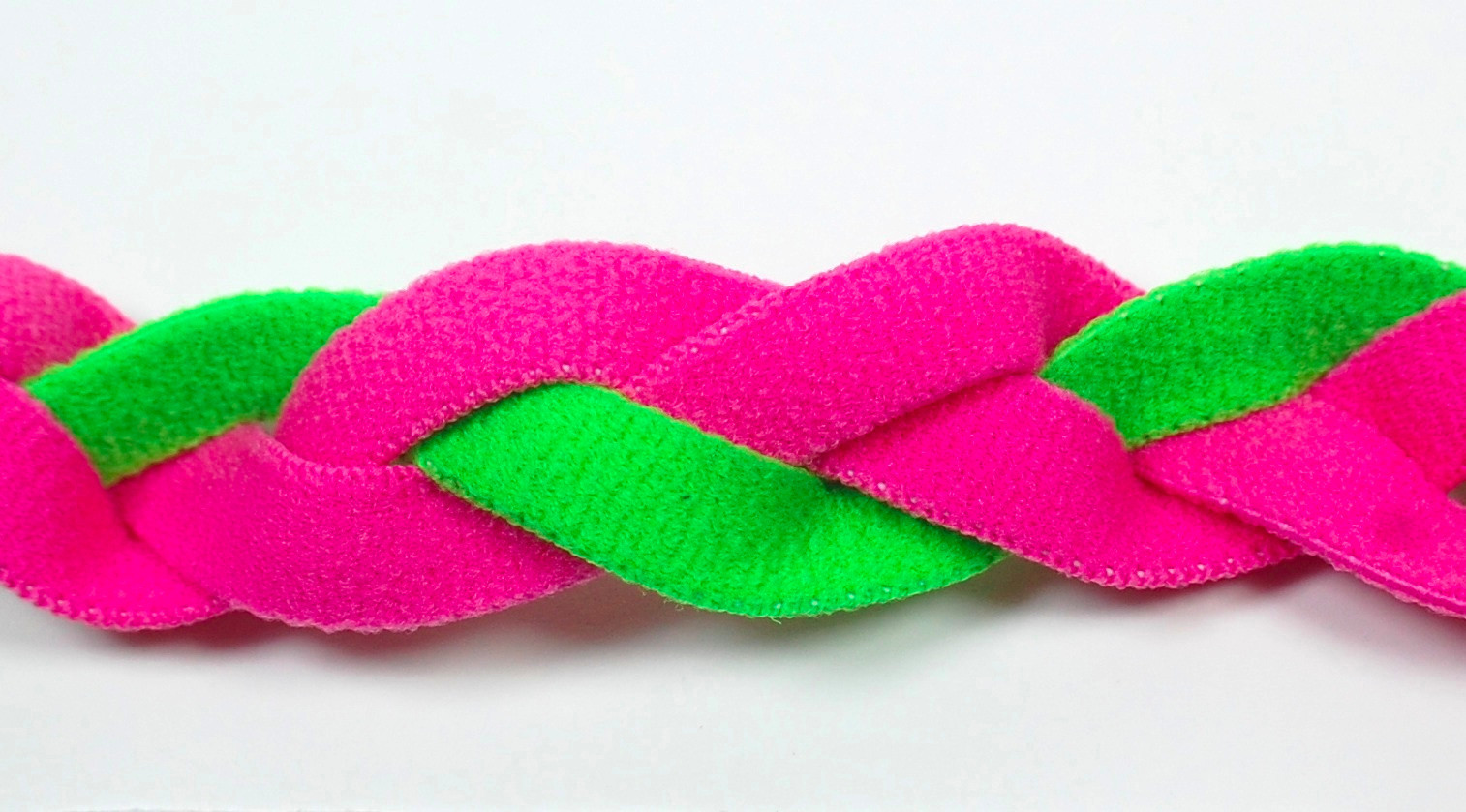 NEW Pink Neon Green Braid Hair Band Head Under Sweaty Headband Armour Non Slip