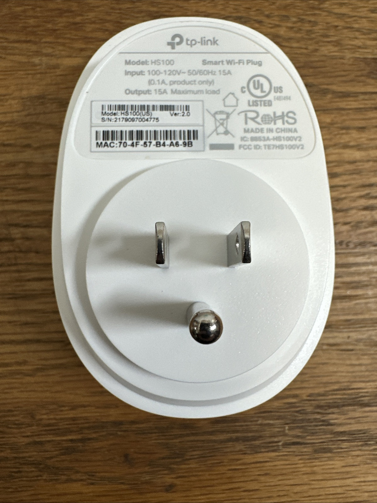 TP-Link HS100 Smart Wi-Fi Plug Works with Alexa Google Home