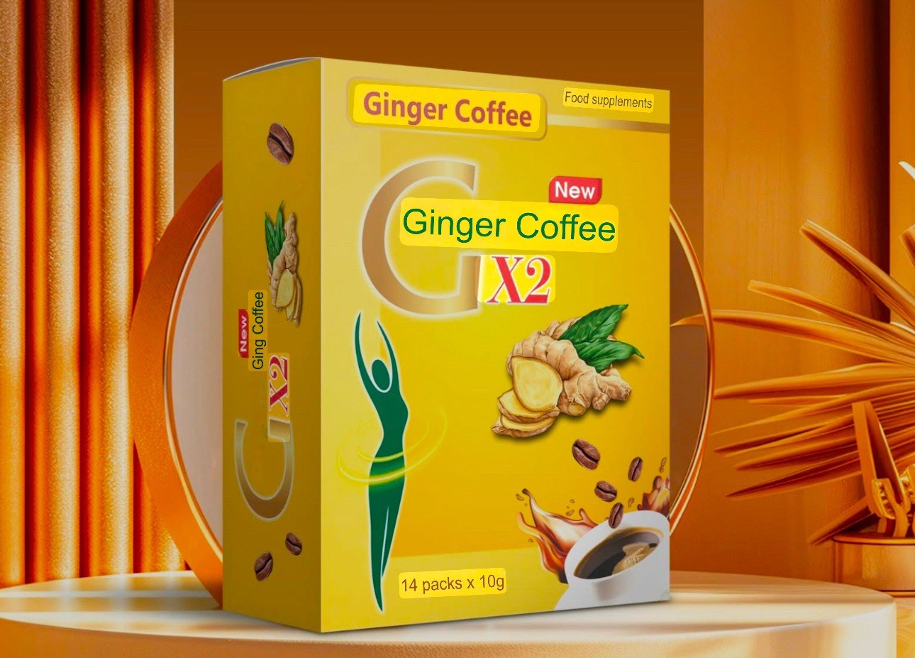 Ginger Coffee Weight Loss - Ca Phe Gung Giam Can (14 Goi x 10g)