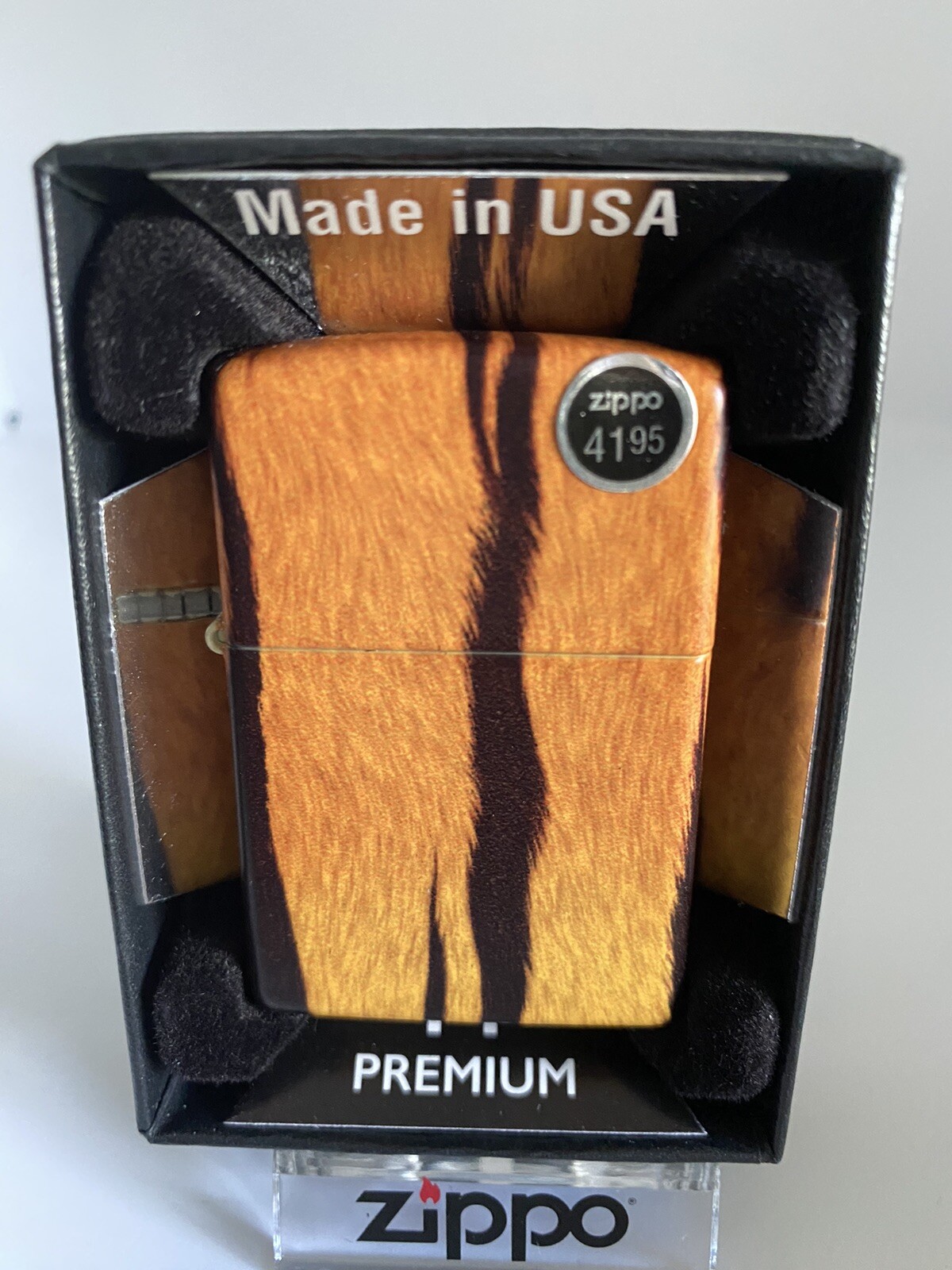 Zippo 540 Wrap Tiger Skin On A 2022 Lighter