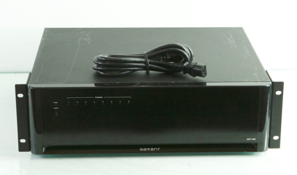 FULLY TESTED Savant AMP-1640 8 Zone/ 16 Channel Whole Home Amplifier n134