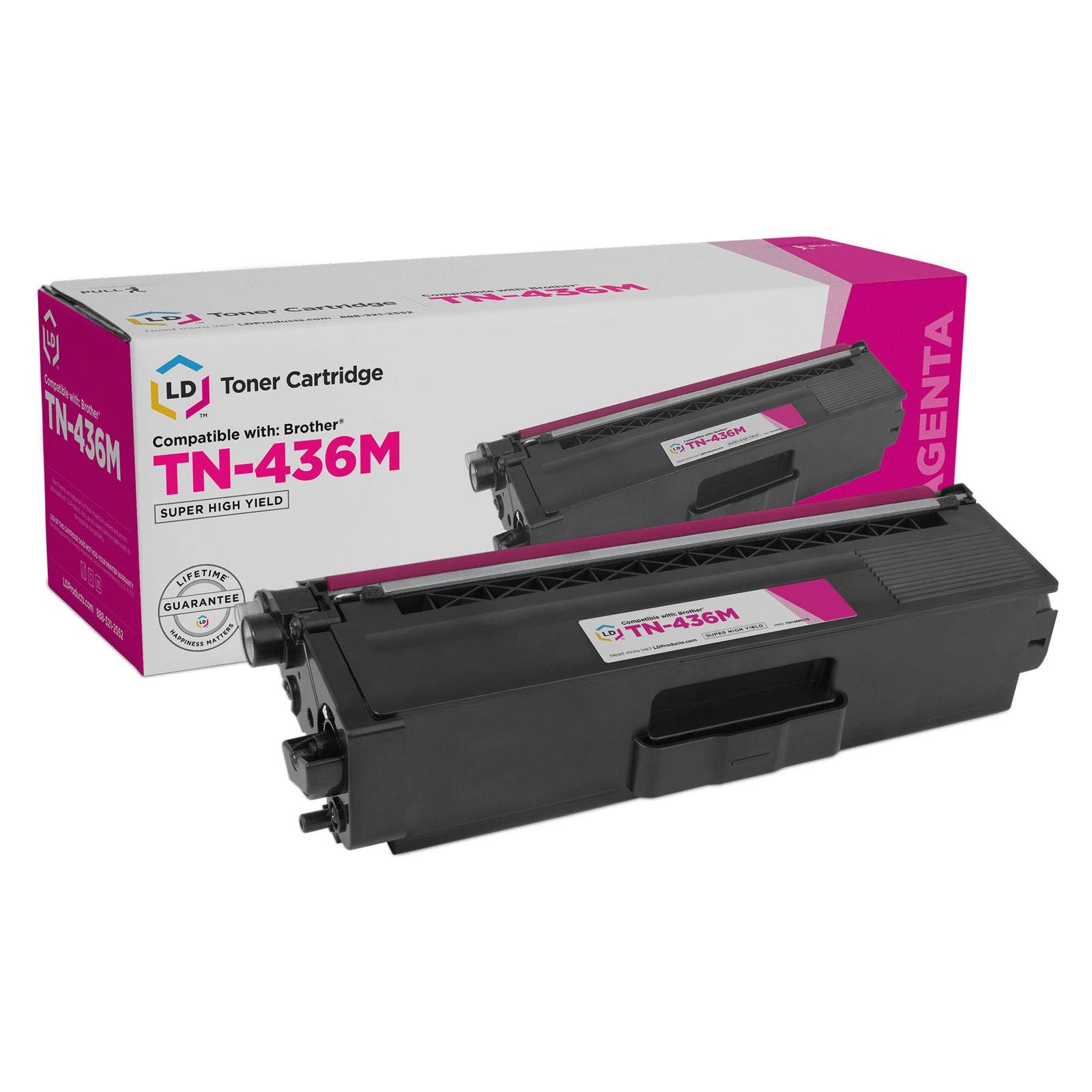 LD Compatible Magenta Toner for Brother TN-436 TN436M HL-L8360CDW MFC-L8900CDW