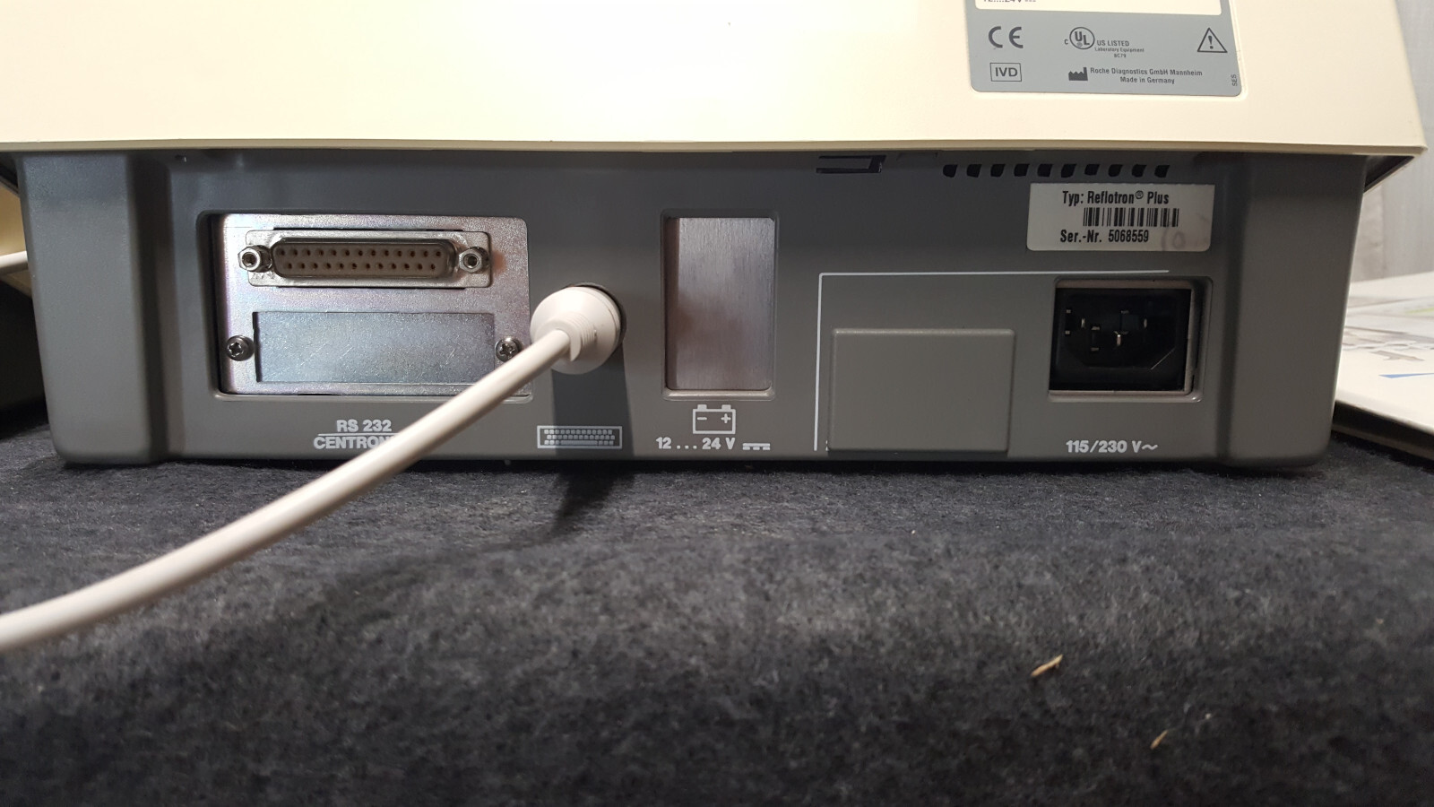 ROCHE Diagnostics Reflotron Plus Hematology Analyzer - S/N 506855