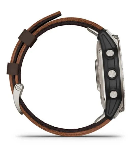 Garmin D2 Mach 1 GPS Aviator Smartwatch Leather
