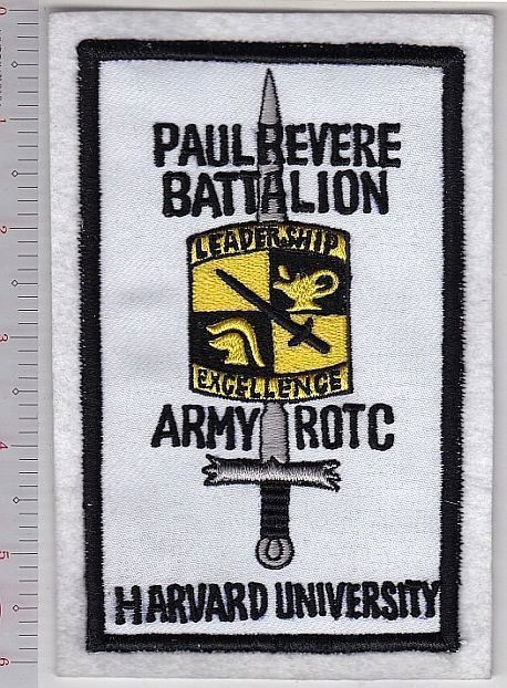 ROTC Massachusetts Harvard University Reserve Officer Training Army NO TARIFF