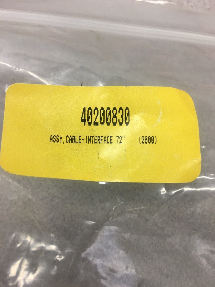 NEW Videojet #40200830 Cable Interface Assembly 72" (2600)