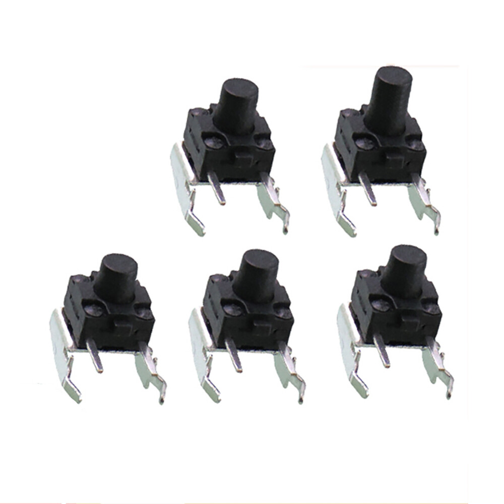 6x6mm Right Angle Momentary Tactile Push Button Switch SPST Waterproof 4.3 - 9mm