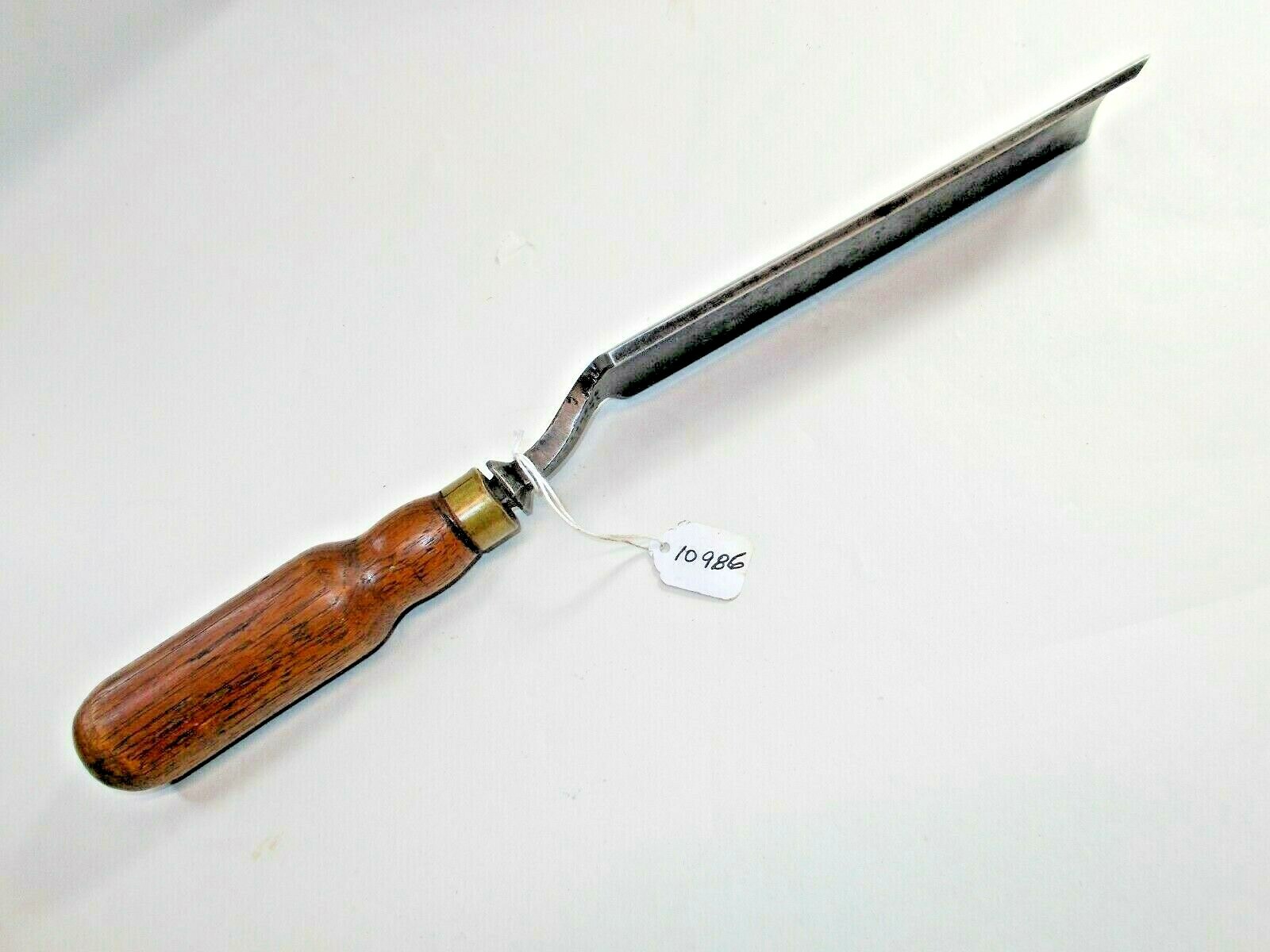 I & H SORBY Vintage 1-9/16" Wide Cut Crank Neck Woodworker's Gouge, Sheffield