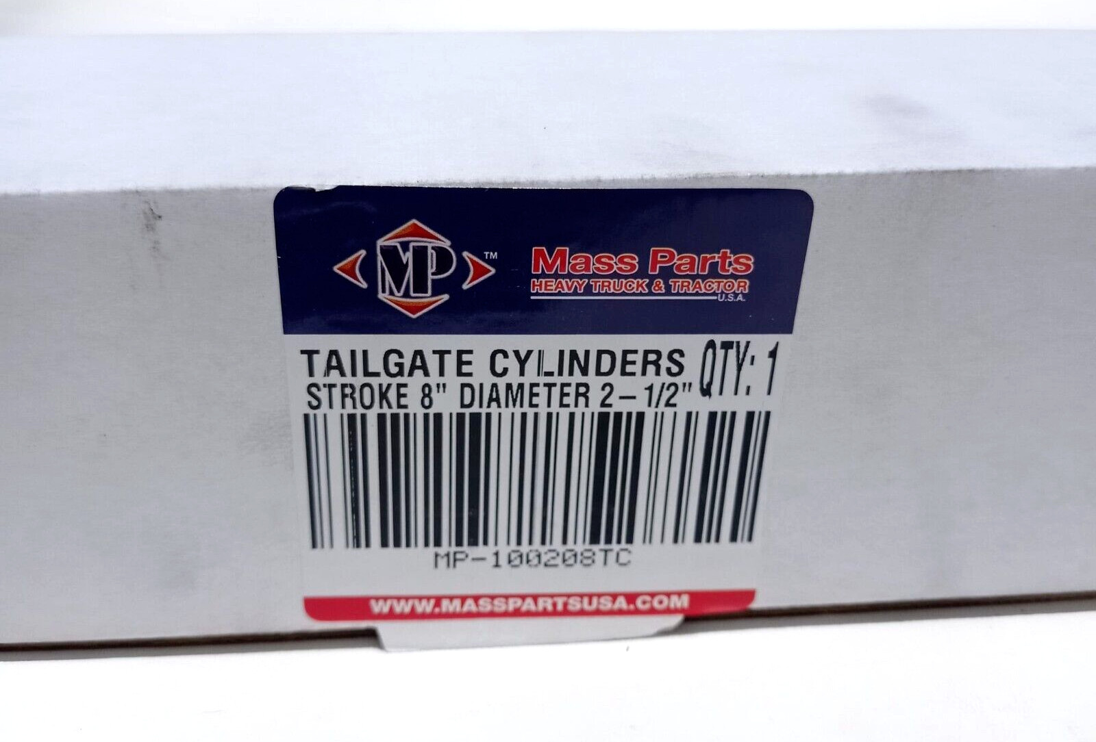 29-250X8 Tailgate Air Cylinder - 2.5" Diameter/ 8" Stroke Replacement