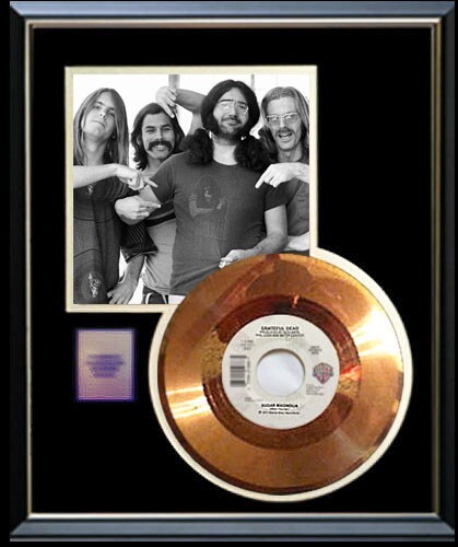 GRATEFUL DEAD SUGAR MAGNOLIA 45 RPM GOLD RECORD NON RIAA AWARD RARE!!