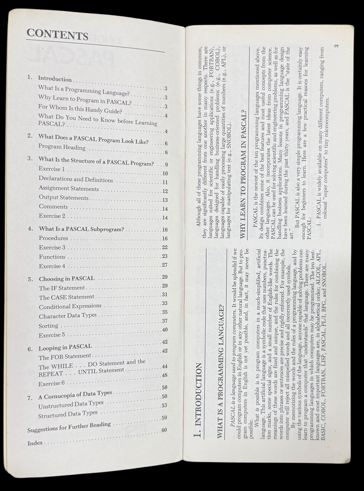 Alfred Handy Guide's Understanding: Pascal, AI, Basic, & Atari Graphics Books