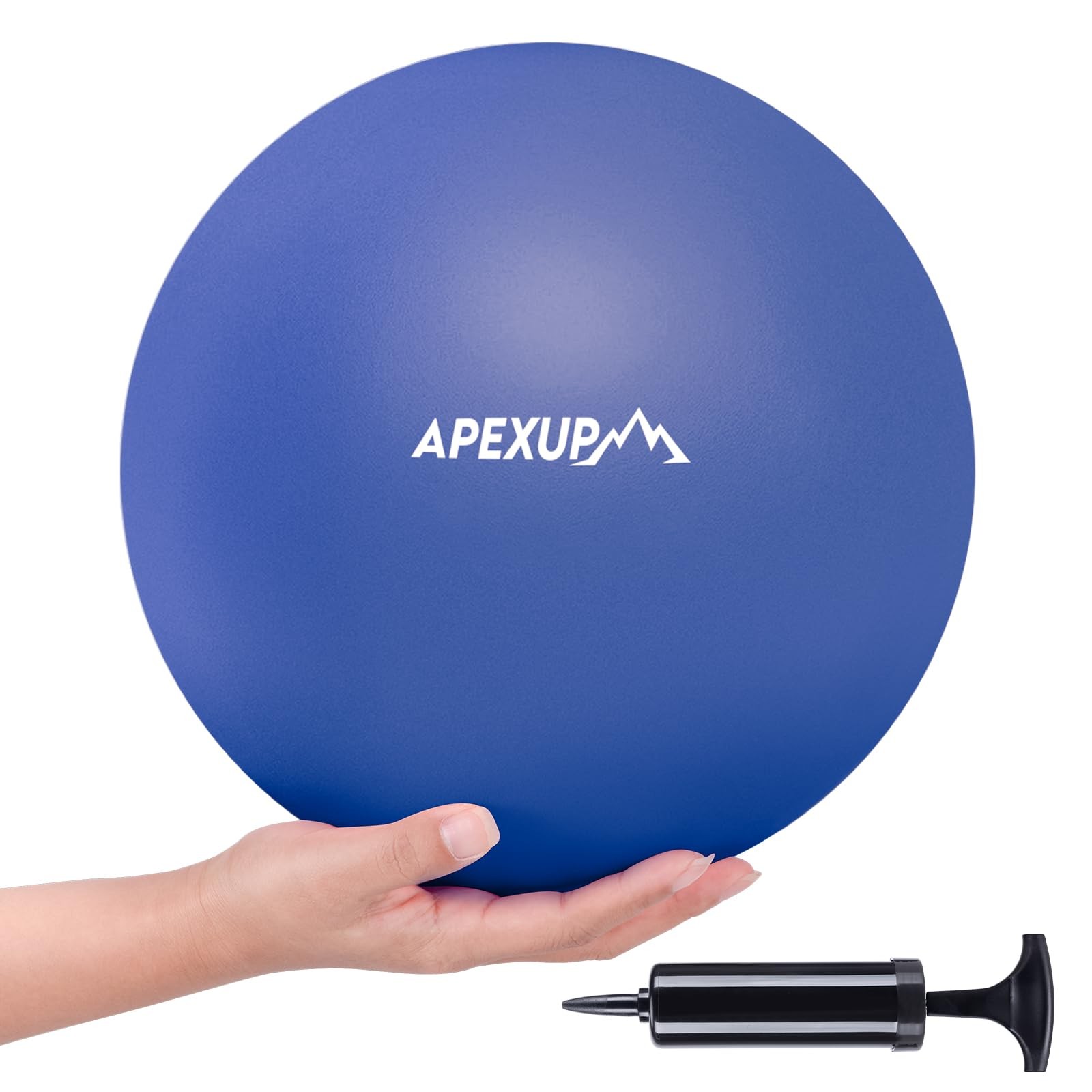 APEXUP 9 Inch Pilates Ball Small Exercise Ball for Yoga, Fitness, Balance, Co...