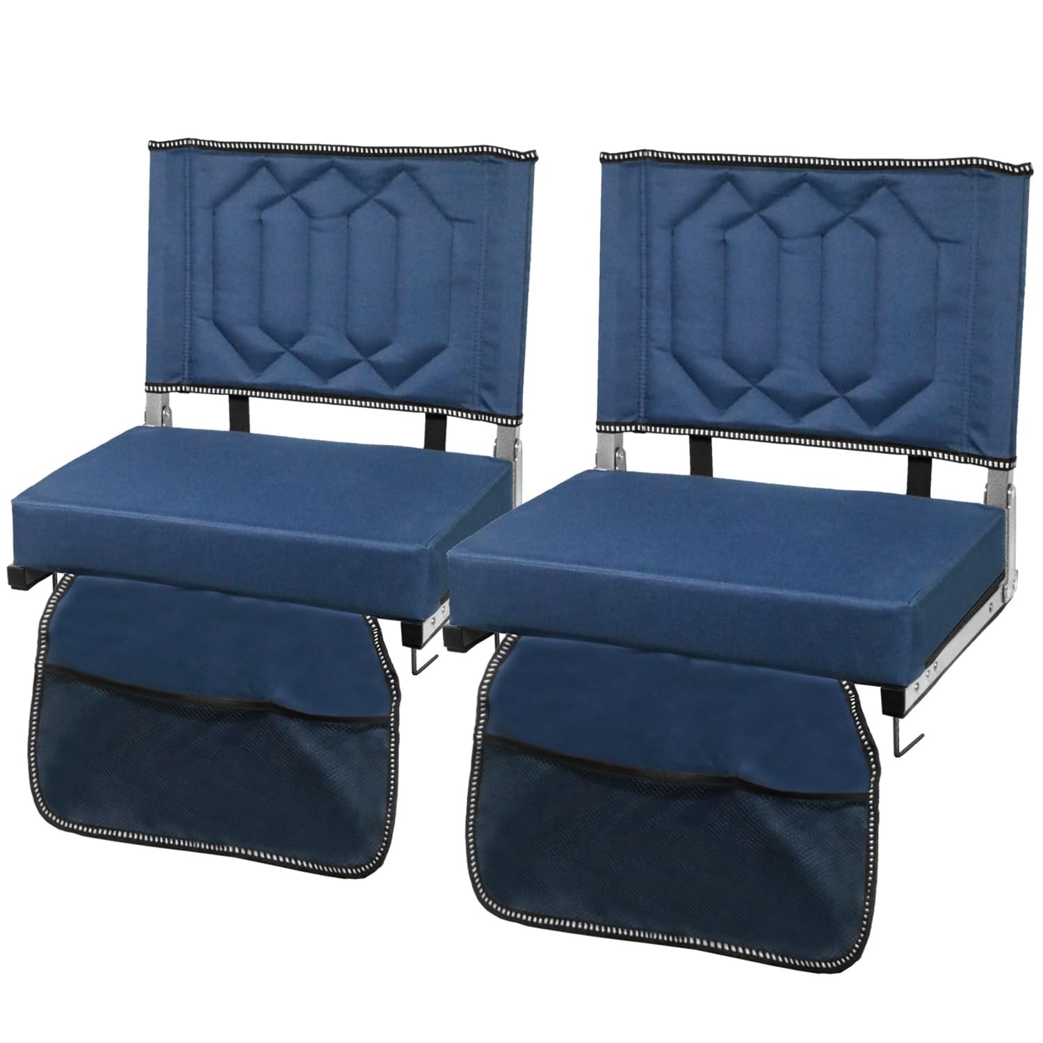 SAILARY Stadium Seats for Bleachers with Back Support, Bleacher Seats with Ba...