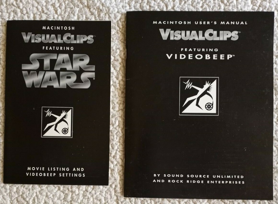 Star Wars Visual Clips for Macintosh - on 12 Mac 3.5" disks - Sound Source