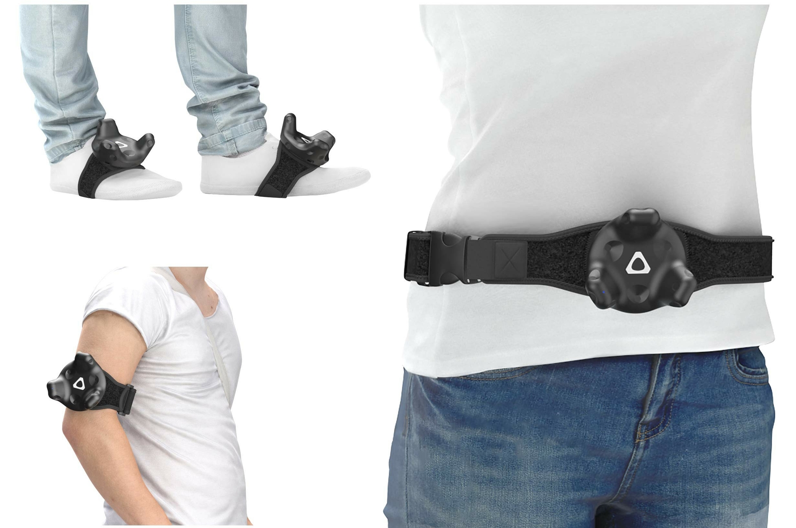 Skywin VR Tracker Belt and Tracker Strap Bundle for HTC Vive System Tracker P...
