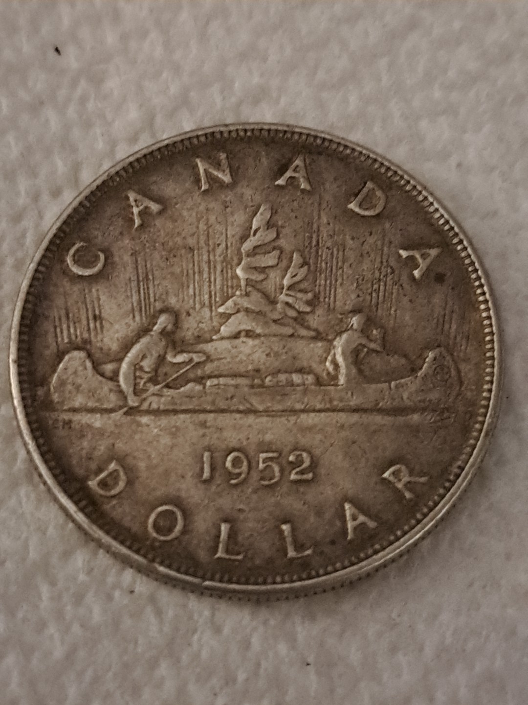 1952 Canada Silver Dollar FWL Circulation 406,148
