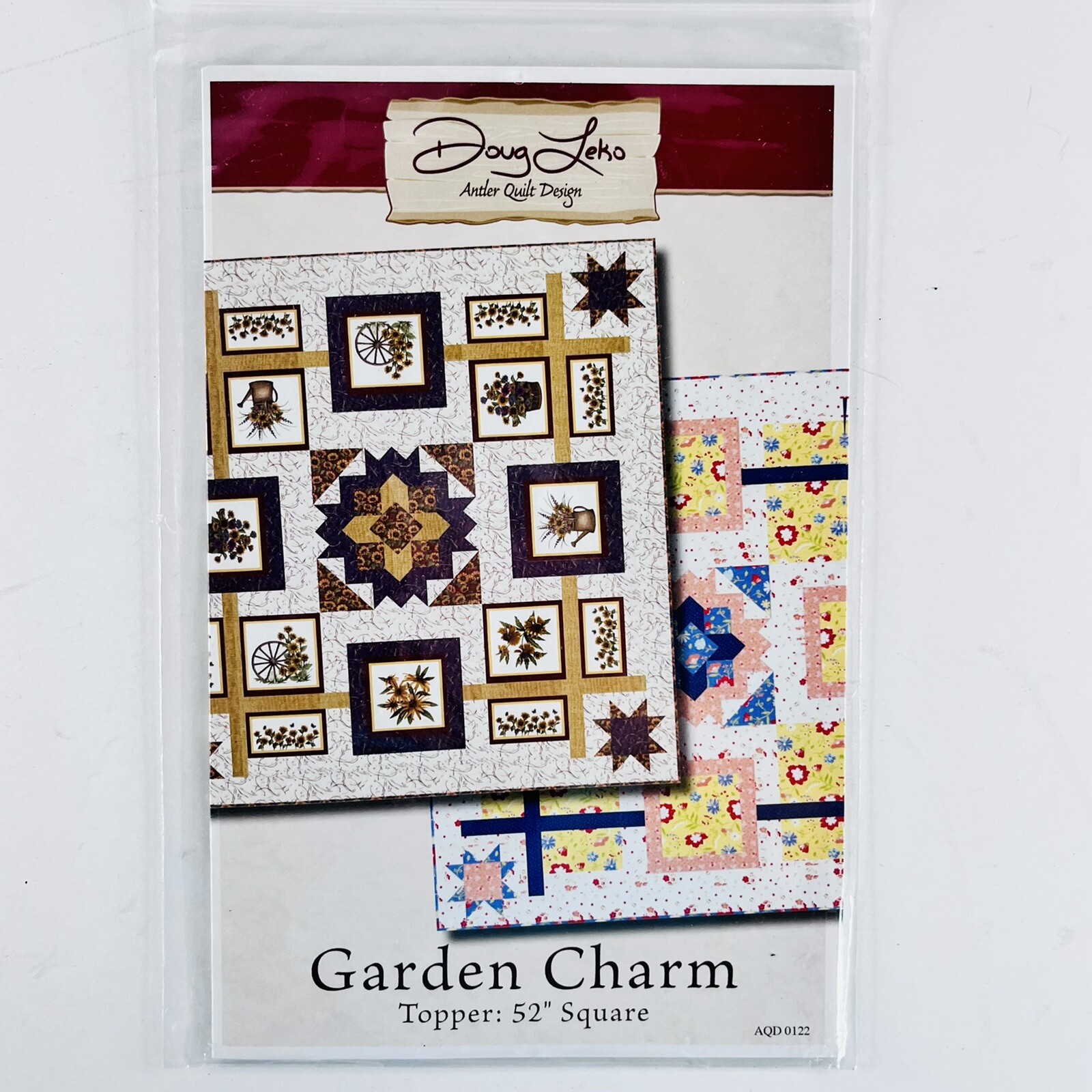 Garden Charm Quilt Topper 52  Square Doug Leko Quilt Top Pattern