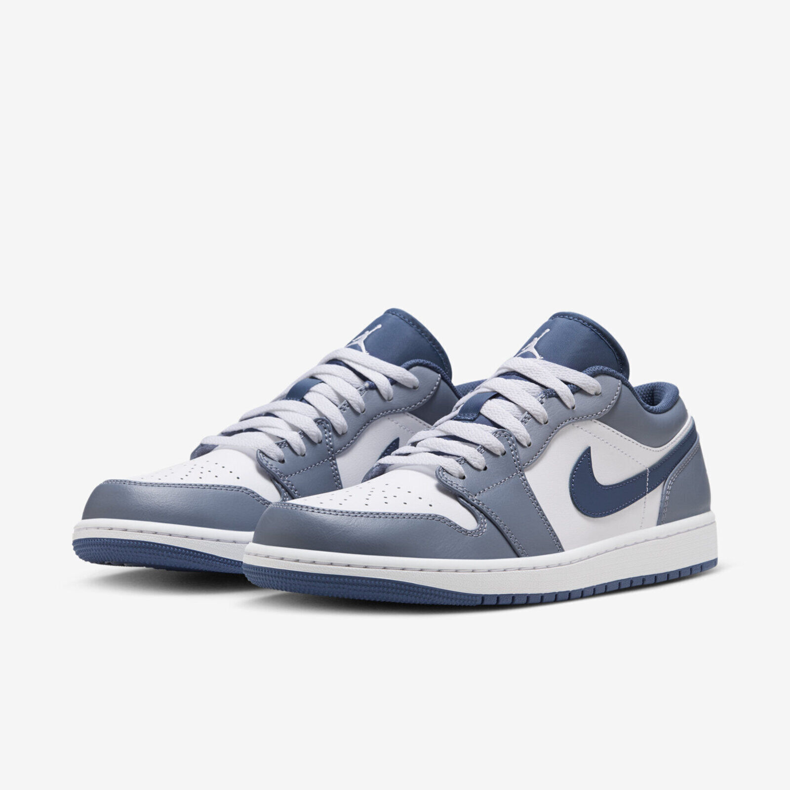 Nike Air Jordan 1 Low  Ashen Slate Casual Sneakers 553558-414 Men's  New Size