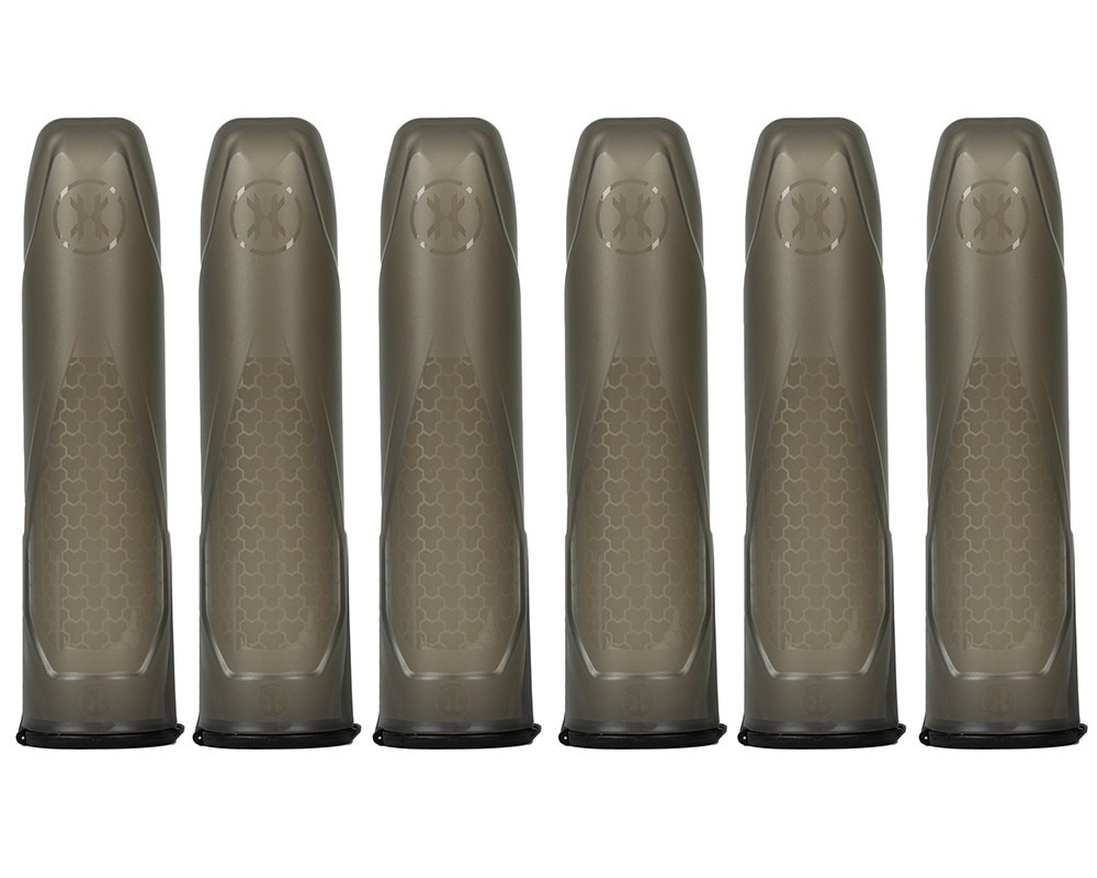 NEW HK Army (6 Pack) 150 Round Apex Paintball Pod - Light Smoke