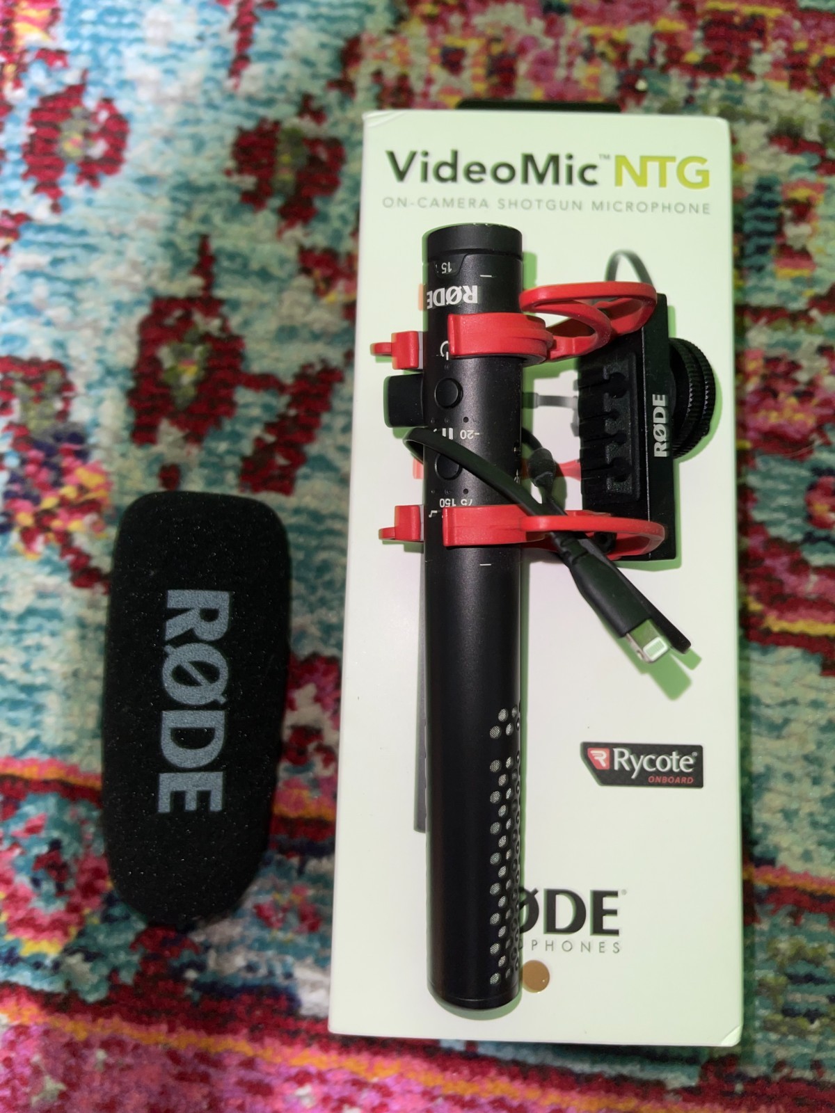 Rode VideoMic NTG Camera Mount Shotgun Microphone - Black