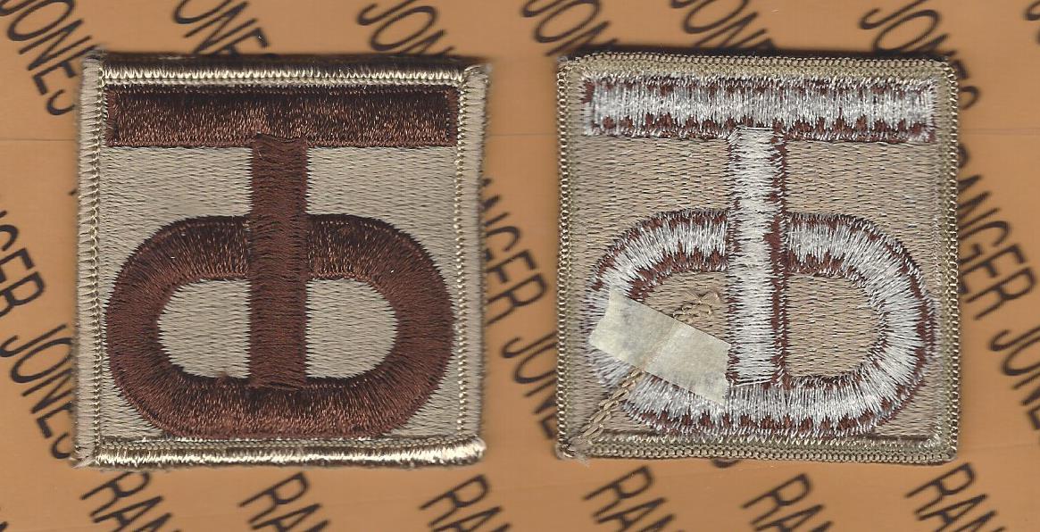 US Army 90th Infantry Division Desert DCU uniform patch m/e