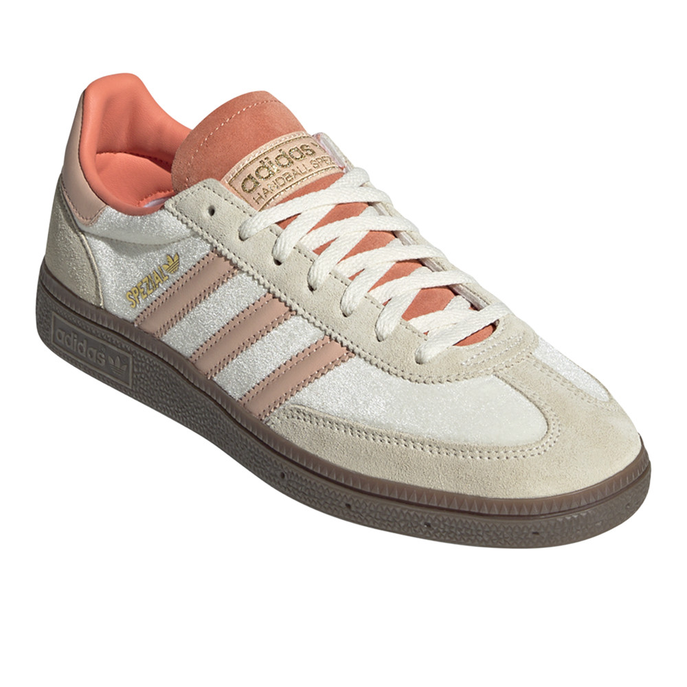 adidas Handball Spezial Lace Up Womens Beige Sneakers Casual Shoes JI2649