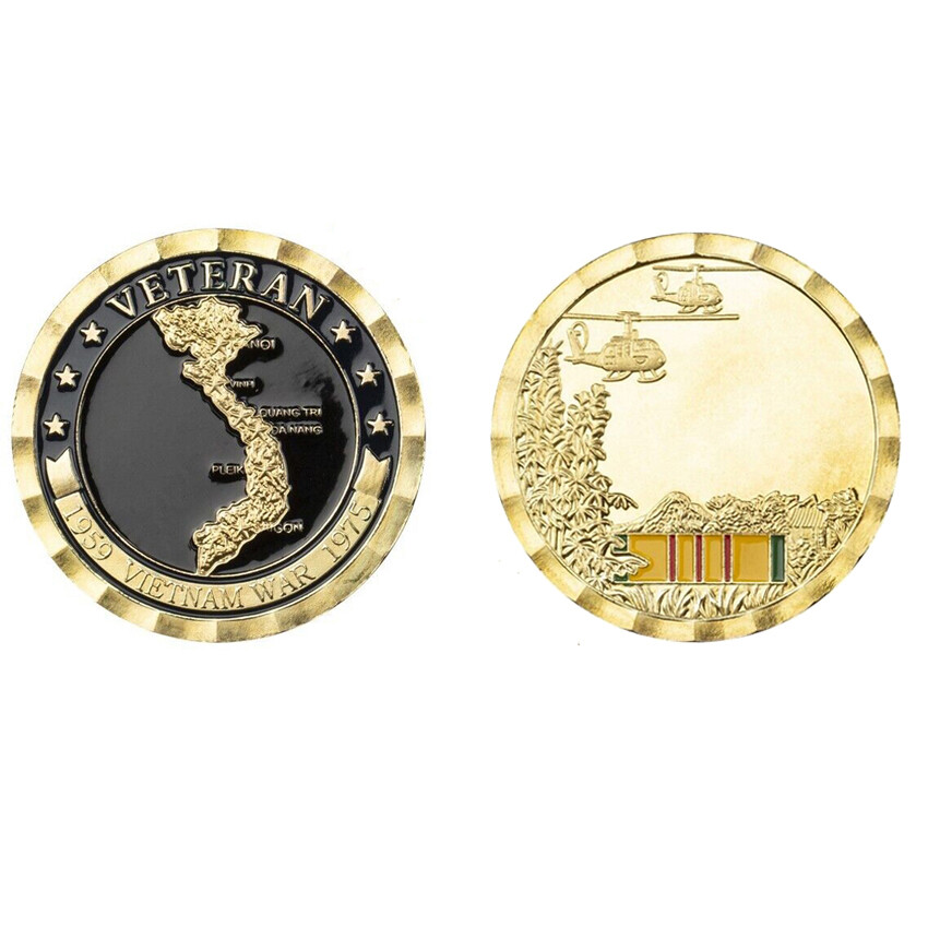 Commemorative Collectible 1959-1975 Vietnam War Gift Challenge Coin Army Veteran